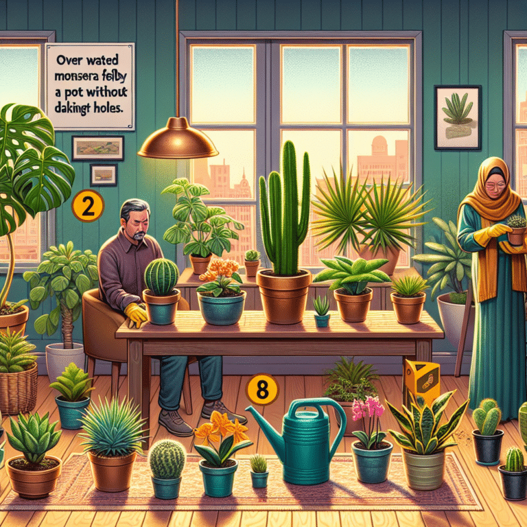 Indoor Plant Potting Mistakes