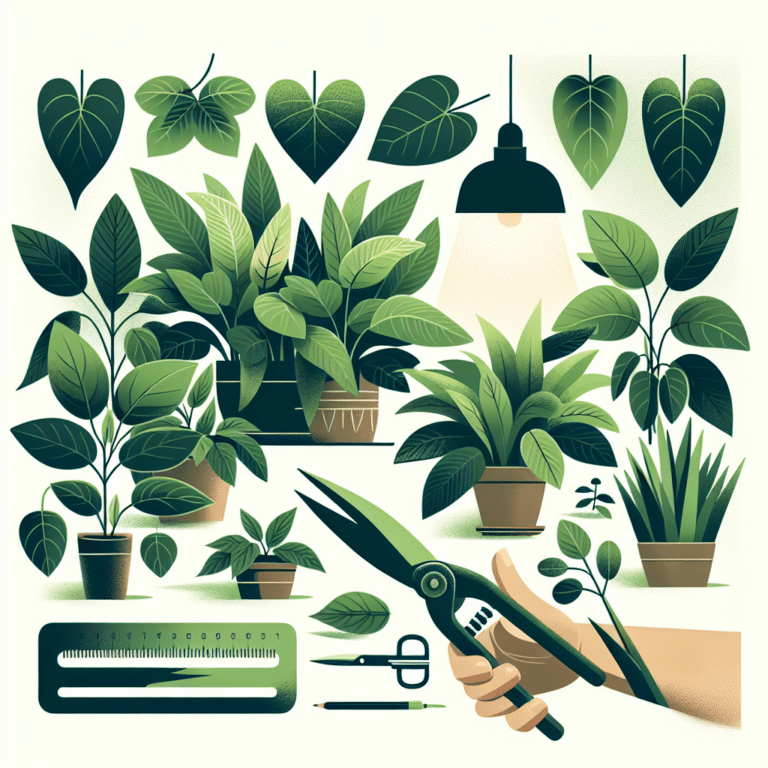 Pruning Low Light Houseplants