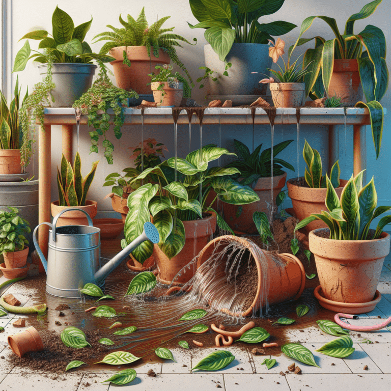 Indoor Plant Potting Mistakes