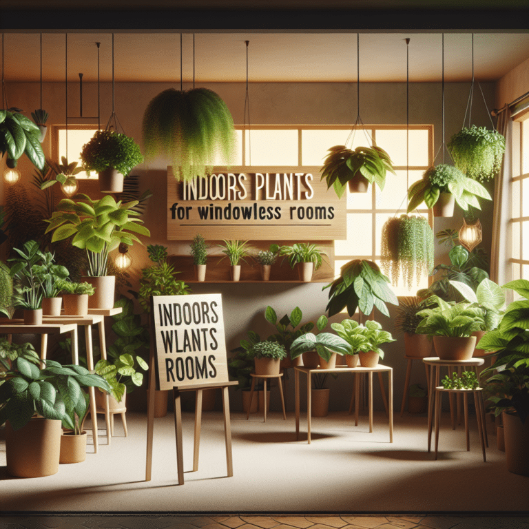 Indoor Plants for Windowless Rooms