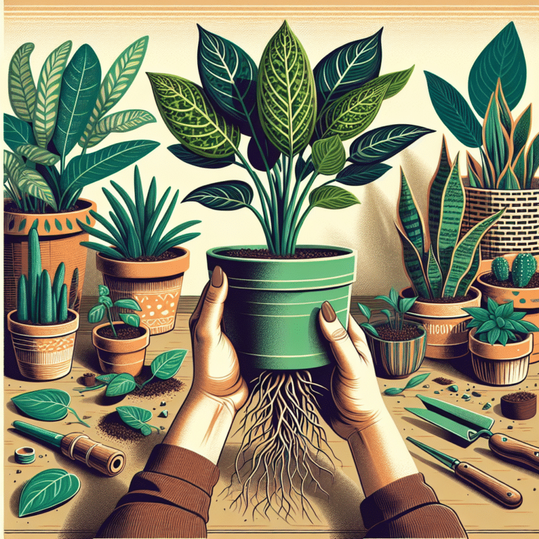 Repotting Low Light Plants